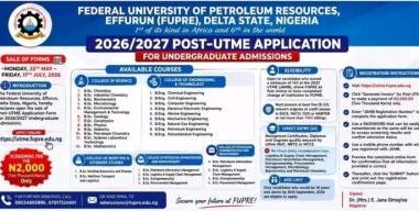 UNICROSS Post-UTME Form 2026/2027 is Out | Cut-Off Mark, Eligibility & Registration Details Clone