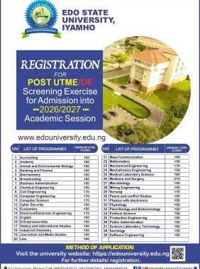 EBSU Post-UTME 2025: Cut-off mark, Eligibility and Registration Details