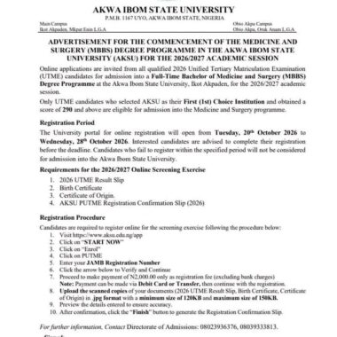 Nigerian Police Academy (POLAC) Admission List 2026/2027 Is Out